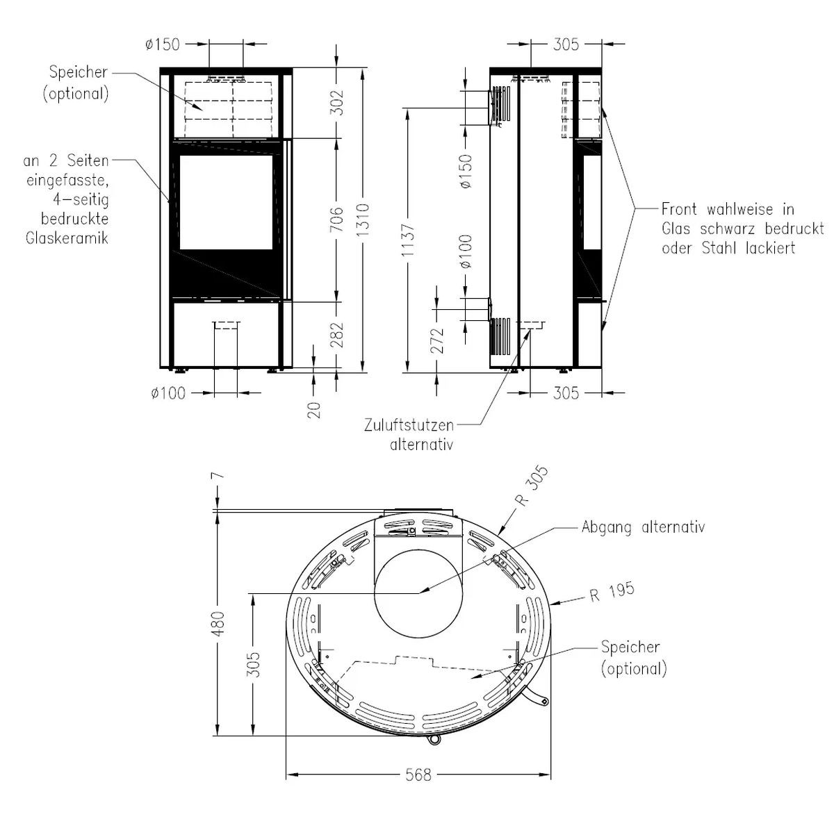 Печь SENSO L Spartherm