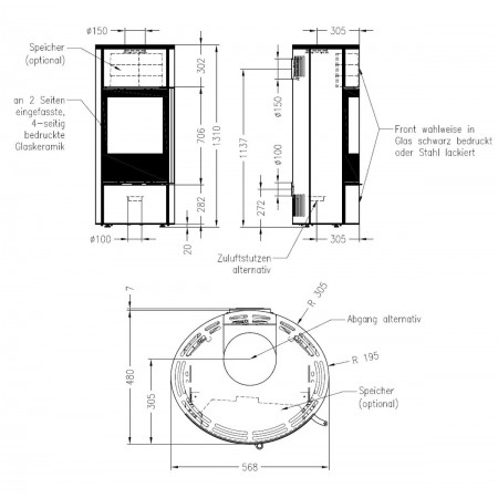 Печь SENSO L Spartherm