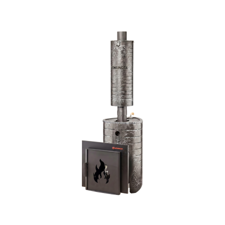 Печь для бани Vohringer Оптима в кожухе без стекла с газовой горелкой