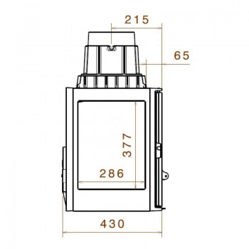 Каминная топка Liseo Castrion  LCI 9 GF