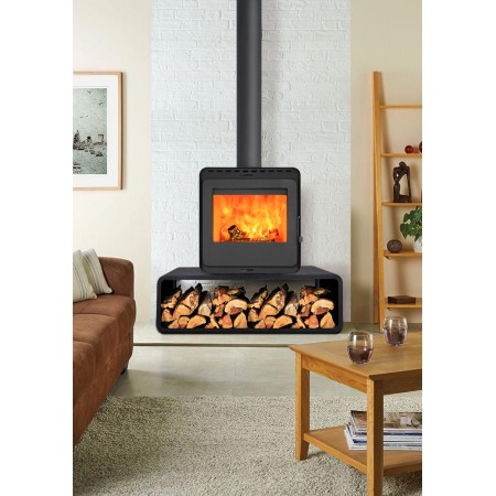 Печь камин Denner Fire Lumen Nest с дровником