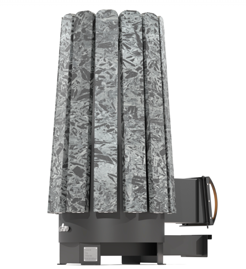 Дровяная банная печь Grill'D Cometa Vega 240 Long Stone (Серпентинит)