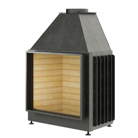 Открытая каминная топка Warmhaus FLAT 80/60