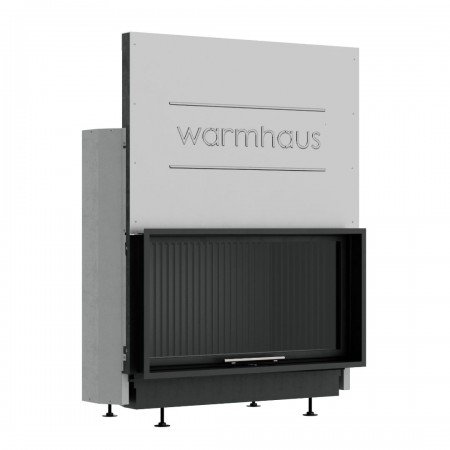 Каминная топка с прямым стеклом Warmhaus FLAT 100/57h