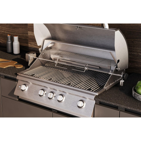 Кухня Astov BBQ № 9 (ширина 1820х2920 мм)