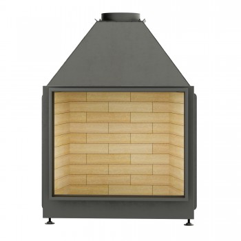 Открытая каминная топка Warmhaus FLAT 80/60