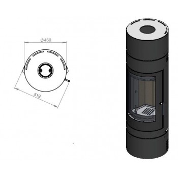 Печь EMBER София 552 XL