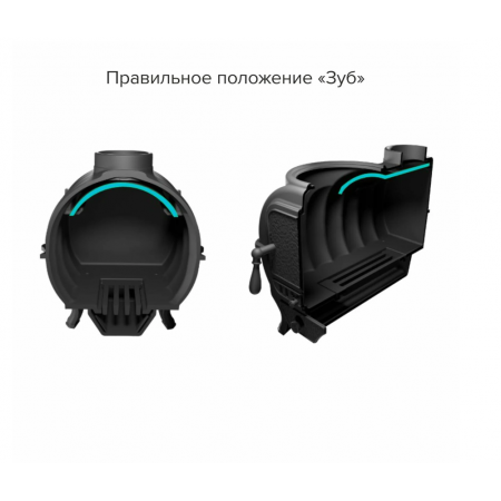 Отопительно-варочная печь Тайга Про