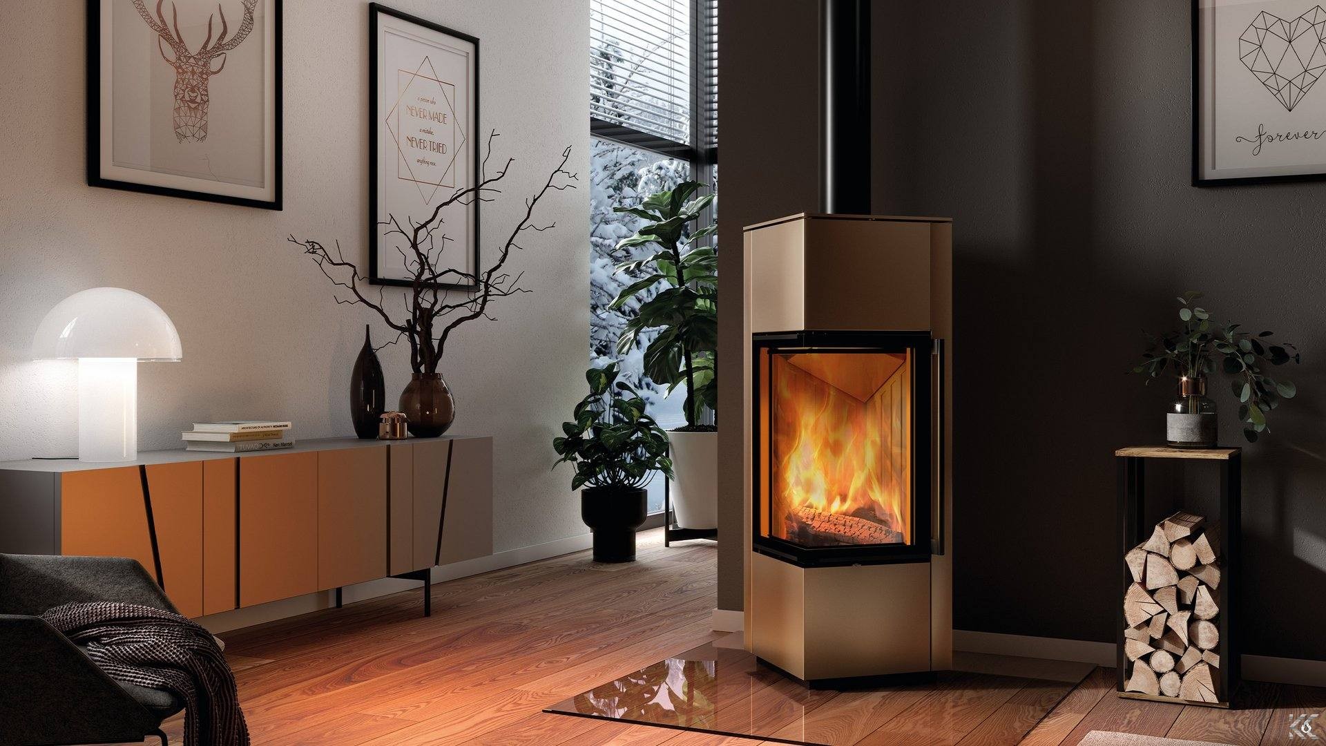 Печь-камин PIKO S STEEL Spartherm