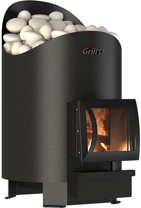 Банная печь Grill'D Aurora 180 Short (дверца со стеклом)