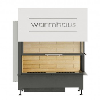 Каминная топка Warmhaus с правым угловым стеклом KANT R 100/57h