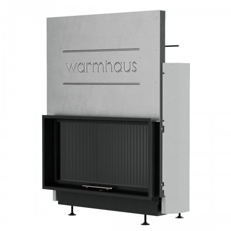Каминная топка с прямым стеклом Warmhaus FLAT 100/57h