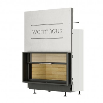 Каминная топка с прямым стеклом Warmhaus FLAT 100/57h