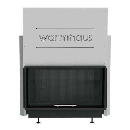 Каминная топка с прямым стеклом Warmhaus FLAT 100/57h