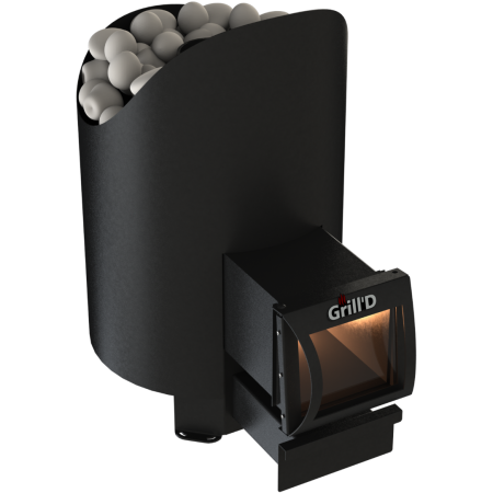 Банная печь Grill'D Aurora 180 Long (дверца со стеклом)
