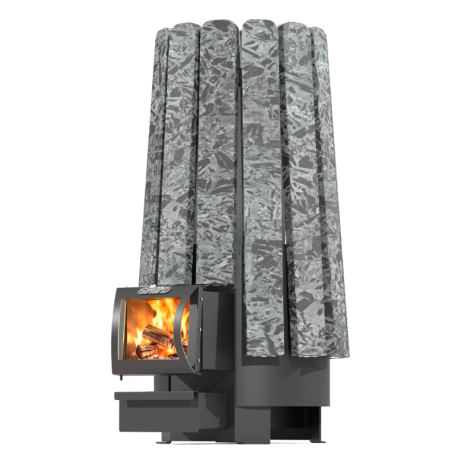 Дровяная банная печь Grill'D Cometa Vega 240 Long Stone (Серпентинит)