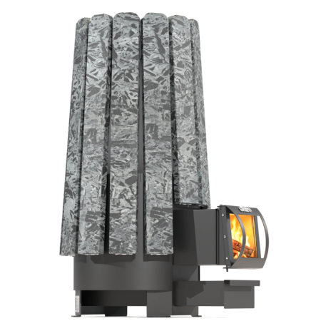 Дровяная банная печь Grill'D Cometa Vega 240 Long Stone (Серпентинит)
