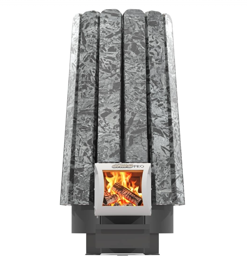 Печь для бани Grill'D Cometa Vega 240 Long Stone Pro (Серпентинит)