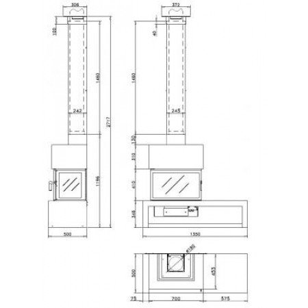 Дровяной камин LL CALOR LL-15E