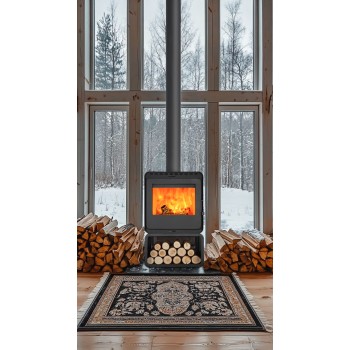 Печь камин Denner Fire Lumen с дровником