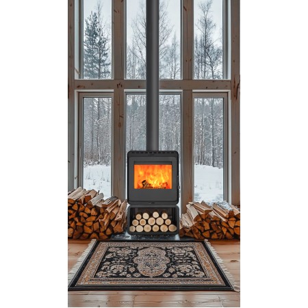 Печь камин Denner Fire Lumen с дровником