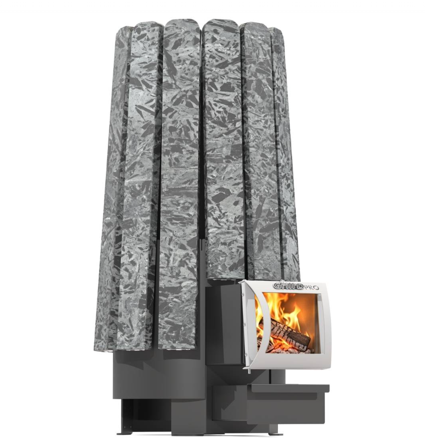 Печь для бани Grill'D Cometa Vega 240 Long Stone Pro (Серпентинит)