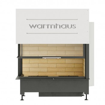 Каминная топка Warmhaus с левым угловым стеклом KANT L 100/57h