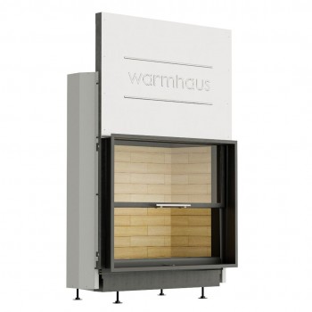 Каминная топка с прямым стеклом Warmhaus FLAT 87/70h