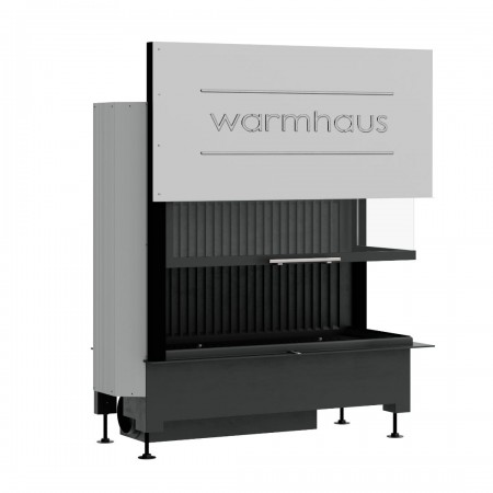 Каминная топка Warmhaus с правым угловым стеклом KANT R 100/57h