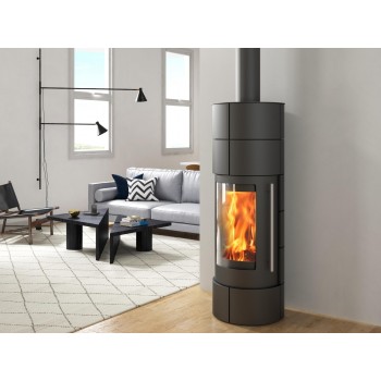 Печь EMBER Оля 1 G black