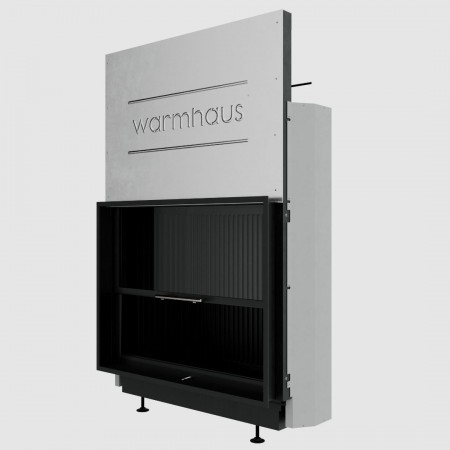 Каминная топка с прямым стеклом Warmhaus FLAT 87/70h