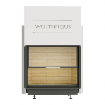 Каминная топка с прямым стеклом Warmhaus FLAT 87/70h