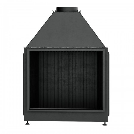 Открытая каминная топка Warmhaus FLAT 100/80