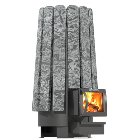 Дровяная банная печь Grill'D Cometa Vega 240 Long Stone (Серпентинит)