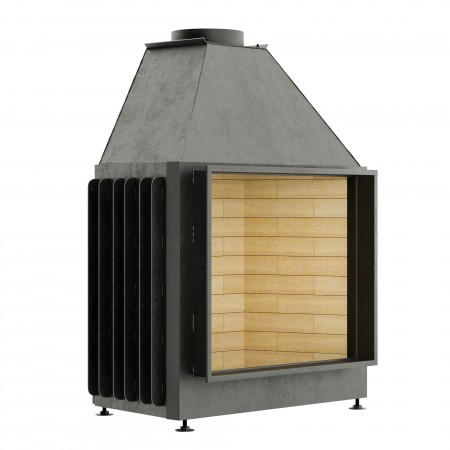 Открытая каминная топка Warmhaus FLAT 80/60