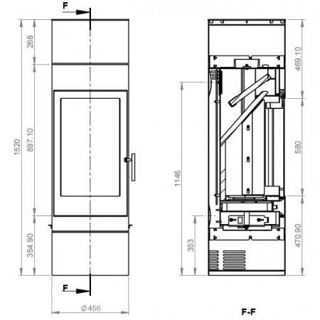 Печь EMBER София 552 XL